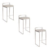 Fuji Stacker 30" Fixed-Height Barstool - Set of 3