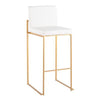 Fuji High Back 30" Fixed-Height Barstool - Set of 3