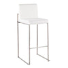 Fuji High Back 30" Fixed-Height Barstool - Set of 3