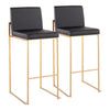 Fuji High Back Barstool - Set of 2