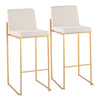 Fuji High Back Barstool - Set of 2