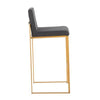 Fuji High Back Barstool - Set of 2