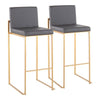 Fuji High Back Barstool - Set of 2