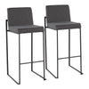 Fuji High Back Barstool - Set of 2