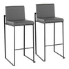 Fuji High Back Barstool - Set of 2