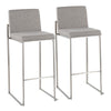 Fuji High Back Barstool - Set of 2
