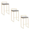 Fuji Stacker 30" Fixed-Height Barstool - Set of 3