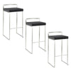 Fuji Stacker 30" Fixed-Height Barstool - Set of 3