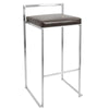 Fuji Stacker 30" Fixed-Height Barstool - Set of 3