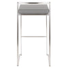 Fuji Stacker 30" Fixed-Height Barstool - Set of 3