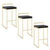 Fuji Stacker 30" Fixed-Height Barstool - Set of 3
