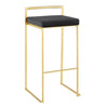 Fuji Stacker 30" Fixed-Height Barstool - Set of 3