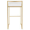 Fuji Stacker 30" Fixed-Height Barstool - Set of 3