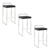 Fuji Stacker 30" Fixed-Height Barstool - Set of 3