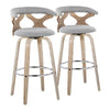 Gardenia 30" Fixed-Height Barstool - Set of 2