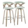 Gardenia 30" Fixed-Height Barstool - Set of 2