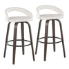 Grotto Upholstered 30" Fixed-Height Barstool - Set of 2