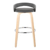 Grotto Upholstered 30" Fixed-Height Barstool - Set of 2