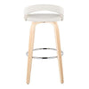 Grotto Upholstered 30" Fixed-Height Barstool - Set of 2