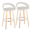 Grotto Upholstered 30" Fixed-Height Barstool - Set of 2