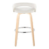 Grotto Upholstered 30" Fixed-Height Barstool - Set of 2