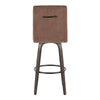 Hank 30" Fixed-Height Barstool - Set of  2