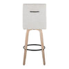 Hank 30" Fixed-Height Barstool - Set of  2