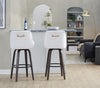 Hannah 30" Fixed-Height Barstool - Set of 2