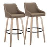 Hannah 30" Fixed-Height Barstool - Set of 2