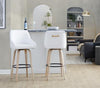Hannah 30" Fixed-Height Barstool - Set of 2