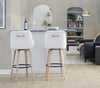 Hannah 30" Fixed-Height Barstool - Set of 2