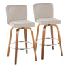 Henry 30" Fixed-Height Xl Barstool - Set of 2