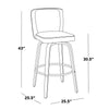 Henry 30" Fixed-Height Xl Barstool - Set of 2