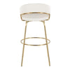 Jie 30" Fixed-Height Barstool - Set of 2