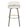 Jie 30" Fixed-Height Barstool - Set of 2
