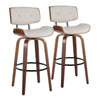 Lombardi 30" Fixed-Height Barstool - Set of 2