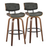 Lombardi 30" Fixed-Height Barstool - Set of 2