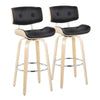 Lombardi 30" Fixed-Height Barstool - Set of 2
