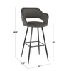 Margarite Barstool - Set of 2