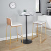 Mason Mara 30" Fixed-Height Barstool - Set of 2