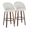 Matisse Highback 30" Fixed-Height Barstool - Set of 2
