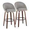 Matisse Highback 30" Fixed-Height Barstool - Set of 2