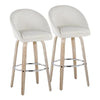 Matisse Highback 30" Fixed-Height Barstool - Set of 2
