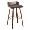 Maya 30" Fixed-Height Barstool - Set of 2