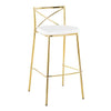 Modern Charlotte 30" Fixed-Height Barstool - Set of 2