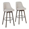 Marcel Upholstered 30" Fixed-Height Barstool - Set of 2