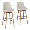 Marcel Upholstered 30" Fixed-Height Barstool - Set of 2