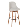 Marcel Upholstered 30" Fixed-Height Barstool - Set of 2