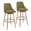Marcel Upholstered 30" Fixed-Height Barstool - Set of 2