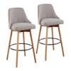 Marcel Upholstered 30" Fixed-Height Barstool - Set of 2